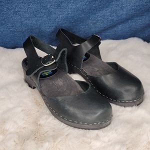MIA Sweden Sofia Clogs Black 37 Anatomisk Botten